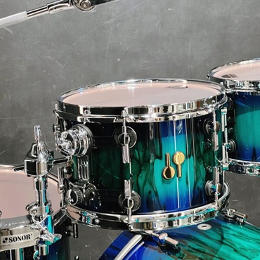 SONOR SQ2 System Beech Vintage 4pc Drum Kit - Green Lacquer over Blue Burst Finish with African Marble [BD22，TT10&12，FT16]【特注品】 画像2