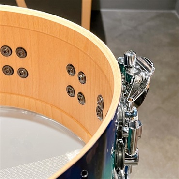 SONOR SQ2 System Snare Drum - Beech Vintage 14×6.5 - Green Lacquer over Blue Burst Finish with African Marble 【特注品】 画像4