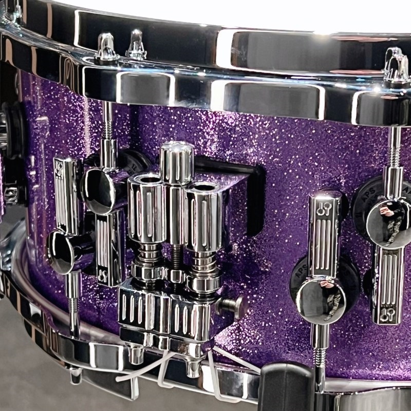 SONOR SQ2 System Snare Drum - Maple Vintage 14×6 - Amethyst Sparkle 【特注品】 画像2