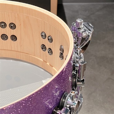 SONOR SQ2 System Snare Drum - Maple Vintage 14×6 - Amethyst Sparkle 【特注品】 画像4