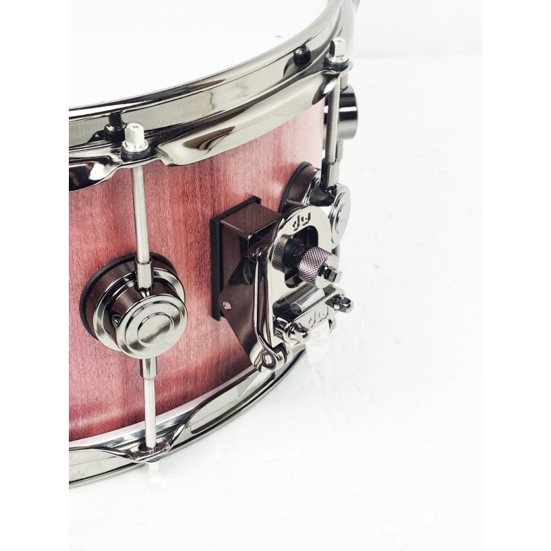 dw DRU26514SSN101[Collector's Pure Purpleheart Snare Drum VLT Shell 14×6.5 - Natural Satin Oil w/Black Nickel Hardware] 画像5