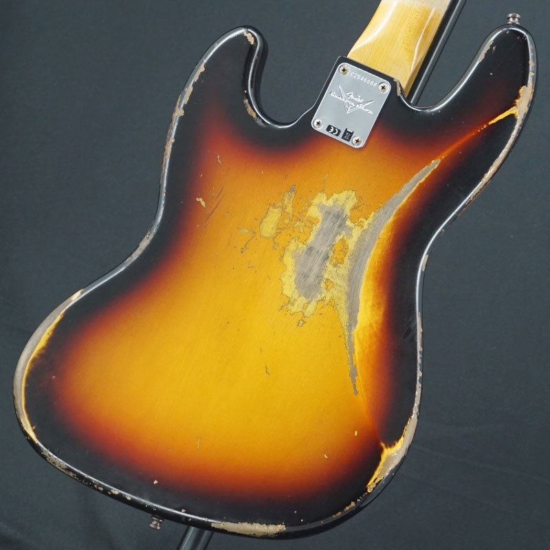 Fender Custom Shop 【USED】 2020 Collection 1960 Jazz Bass Heavy Relic (3-Tone Sunburst) 画像1