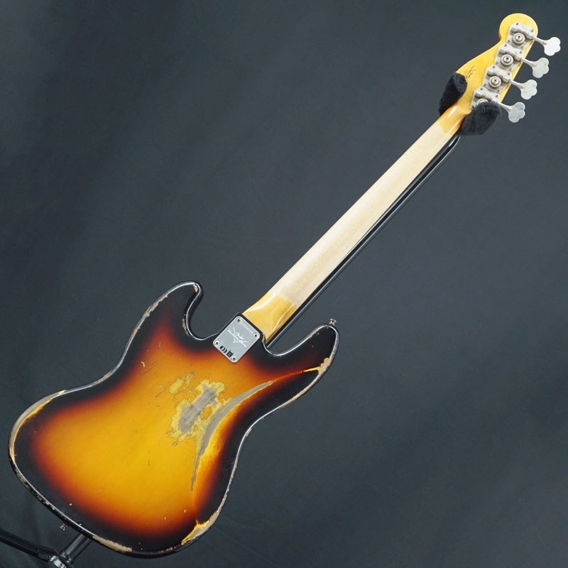 Fender Custom Shop 【USED】 2020 Collection 1960 Jazz Bass Heavy Relic (3-Tone Sunburst) 画像3