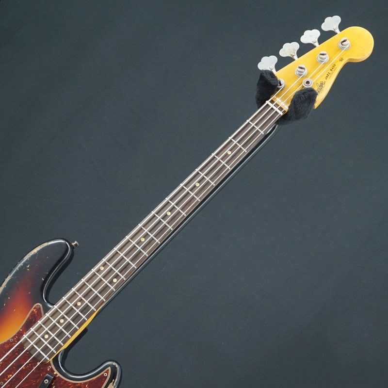 Fender Custom Shop 【USED】 2020 Collection 1960 Jazz Bass Heavy Relic (3-Tone Sunburst) 画像4