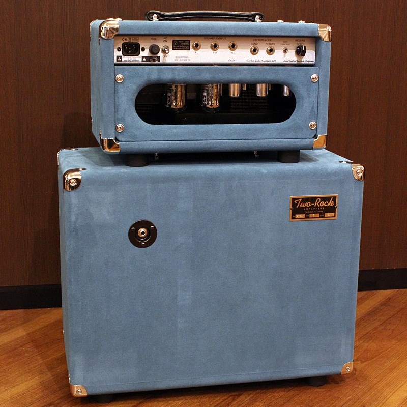 Two-Rock Studio Signature 35W Head / 1x12 Closed Back Cabinet Light Blue Suede Set 画像1