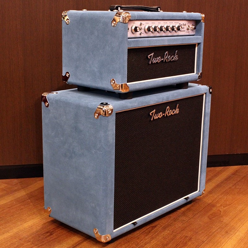 Two-Rock Studio Signature 35W Head / 1x12 Closed Back Cabinet Light Blue Suede Set 画像2