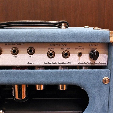 Two-Rock Studio Signature 35W Head / 1x12 Closed Back Cabinet Light Blue Suede Set 画像9