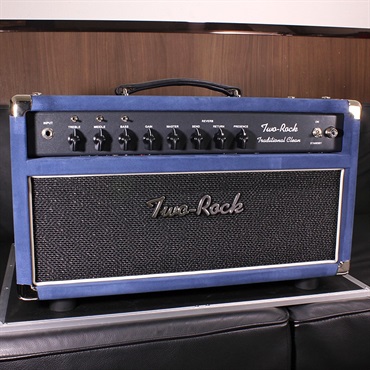 Two-Rock Traditional Clean 100Watt Head / 2x12 Oval Back Cabinet Dark Blue Suede Set 画像3