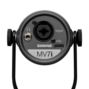 SHURE MV7i(USB-C接続対応ダイナミック型USBマイク・XLR入力対応オーディオインターフェイス)【予約商品・3月5日発売予定】(MV7I-J)(シュア) 画像3