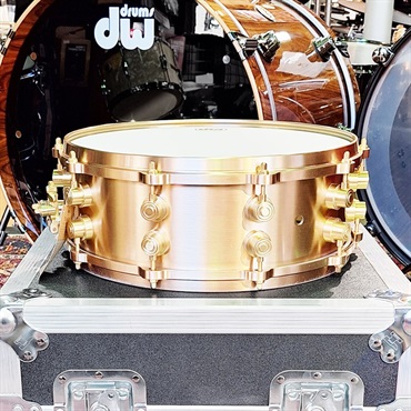 dw MFG True-Cast Snare Drum 14×5 [Sand-Cast，Machined Bell Bronze Shell and Hardware/No.086 of 100/専用ハードケース付属/DRVZ0514STZ] 画像1