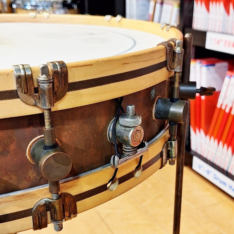 A&F Drum Co 【USED】Gun Shot Snare[Raw Brass Shell 18×4] 画像5