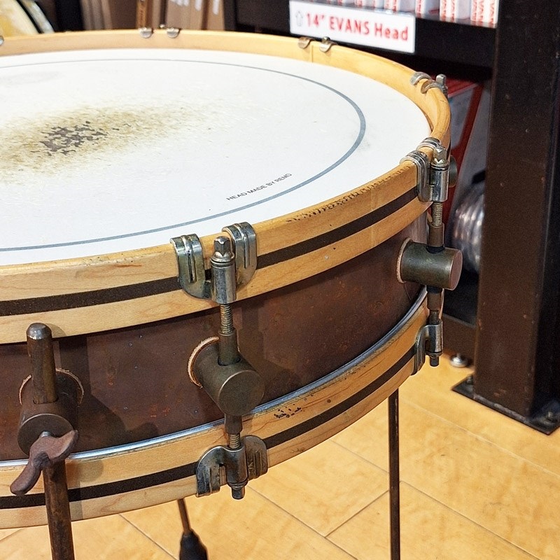 A&F Drum Co 【USED】Gun Shot Snare[Raw Brass Shell 18×4] 画像6