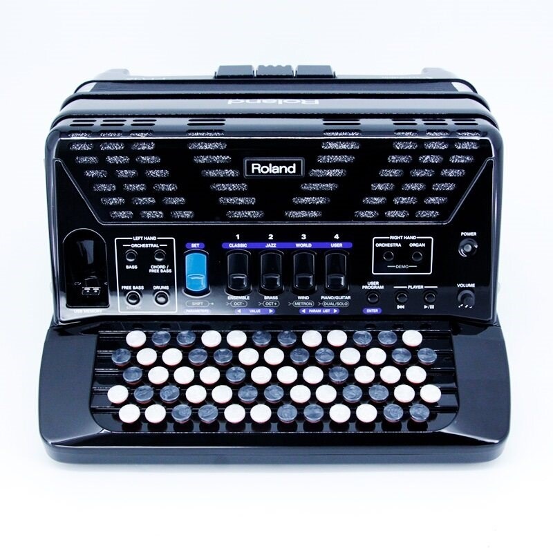Roland 【USED】Roland ローランド Vアコーディオン ボタン式 ブラック クロマチック FR-1Xb BK【キャリングケースつき】 画像2