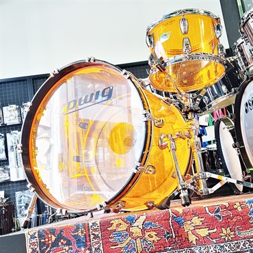 Ludwig 【USED】Amber Vistalite 3pc Drum Kit [22BD.16FT.12TT/ファイバーケース付属] 画像1