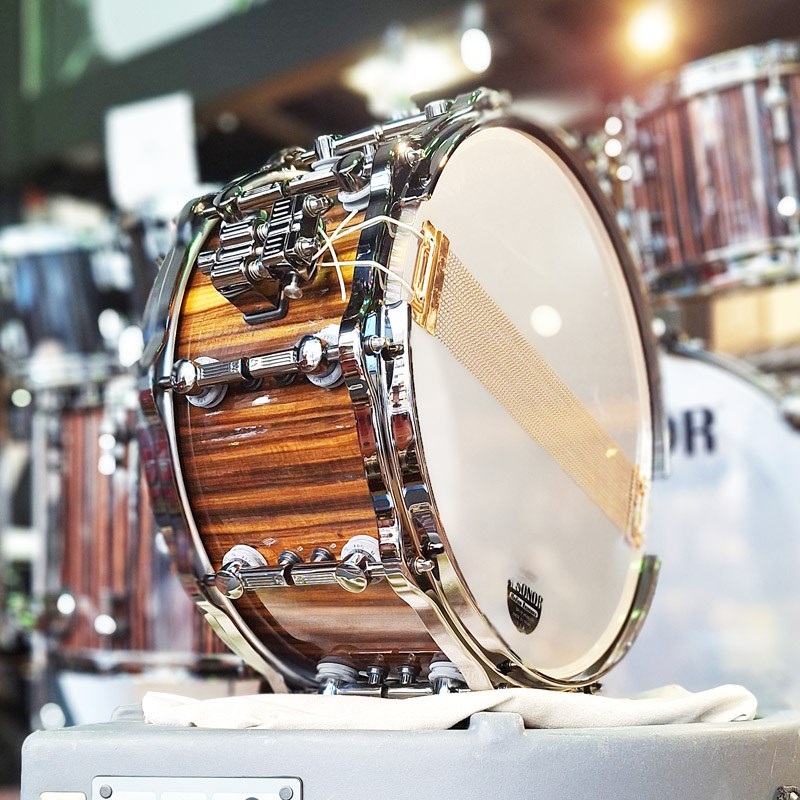 SONOR 【USED】OOAK15-1407SDWD BC [2015：One of A Kind Snare Drum　14×7 - Black Chacate] 【全世界80台限定モデル】 画像5