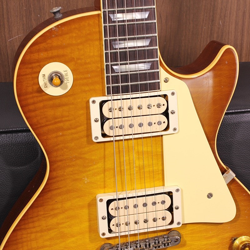 Gibson Murphy Lab 1959 Les Paul Standard Reissue Light Aged Golden Poppy Burst SN. 9 5268 画像4