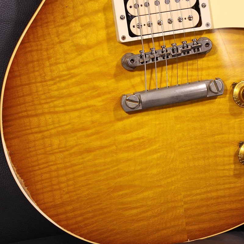 Gibson Murphy Lab 1959 Les Paul Standard Reissue Light Aged Golden Poppy Burst SN. 9 5268 画像5