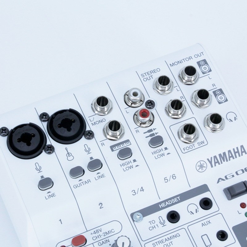 YAMAHA 【USED】AG06MK2 W(ヤマハ)(USBミキサー)(配信用インターフェース) 画像2