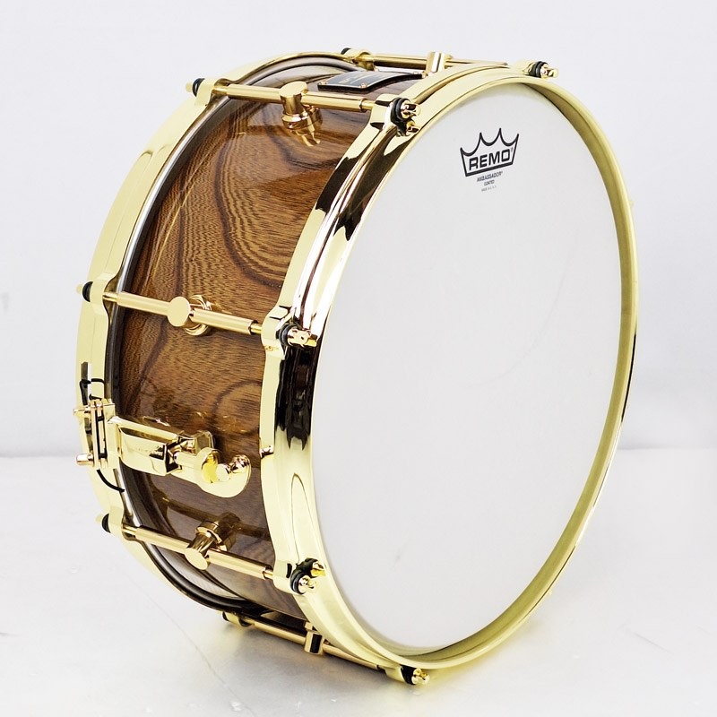 CANOPUS HS-1465-BR [Zelkova Snare Drum 14×6.5/Gold Hardware]【Aerial Case（エアリアルケース）付属】 画像3