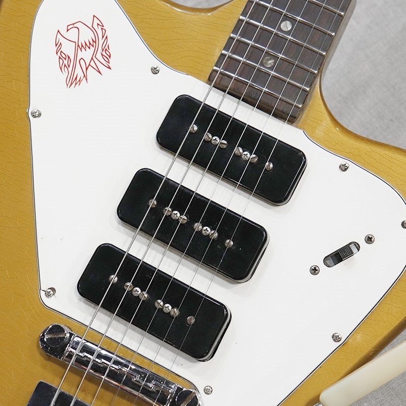 Gibson VINTAGE Firebird III Non Reverse Version '65 Golden Mist Poly 画像4
