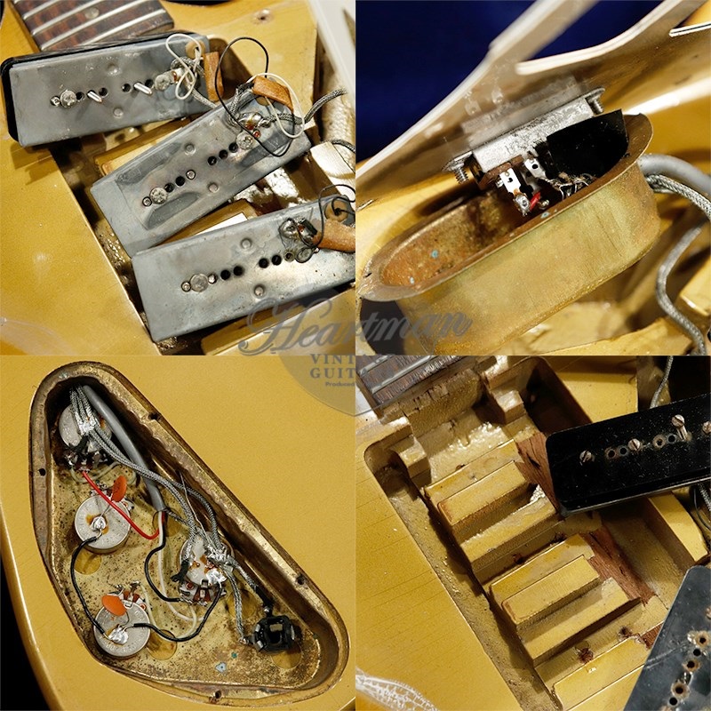 Gibson VINTAGE Firebird III Non Reverse Version '65 Golden Mist Poly 画像6