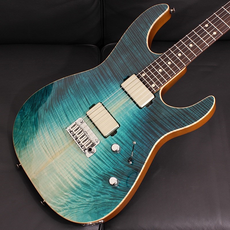 Tom Anderson Angel Wild Flame Maple Top on Alder Teal WakeSurf with Binding SN. 02-27-25P 画像2