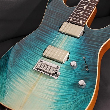 Tom Anderson Angel Wild Flame Maple Top on Alder Teal WakeSurf with Binding SN. 02-27-25P 画像4