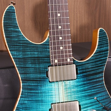 Tom Anderson Angel Wild Flame Maple Top on Alder Teal WakeSurf with Binding SN. 02-27-25P 画像5