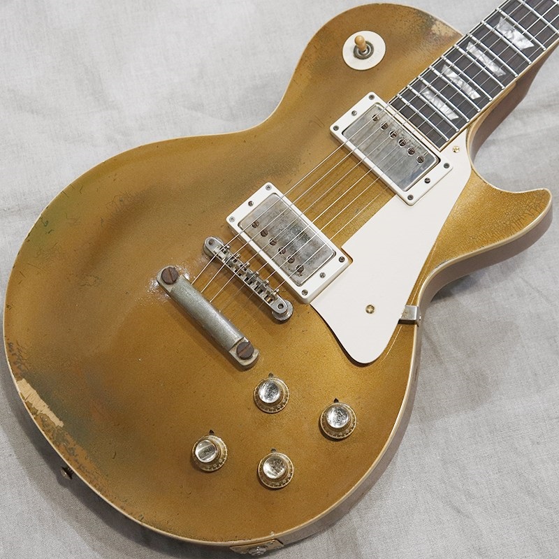 Gibson VINTAGE Les Paul Standard w/Crown Inlay '68 Goldtop Conversion 画像1