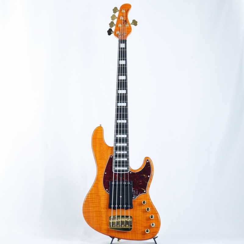 MAYONES Jabba Custom 5 1Pcs 5A Flame Maple Top w/Tortoise PG (Trans Orange Gloss) 【50周年記念 超得クーポン5%OFF対象品】 画像1