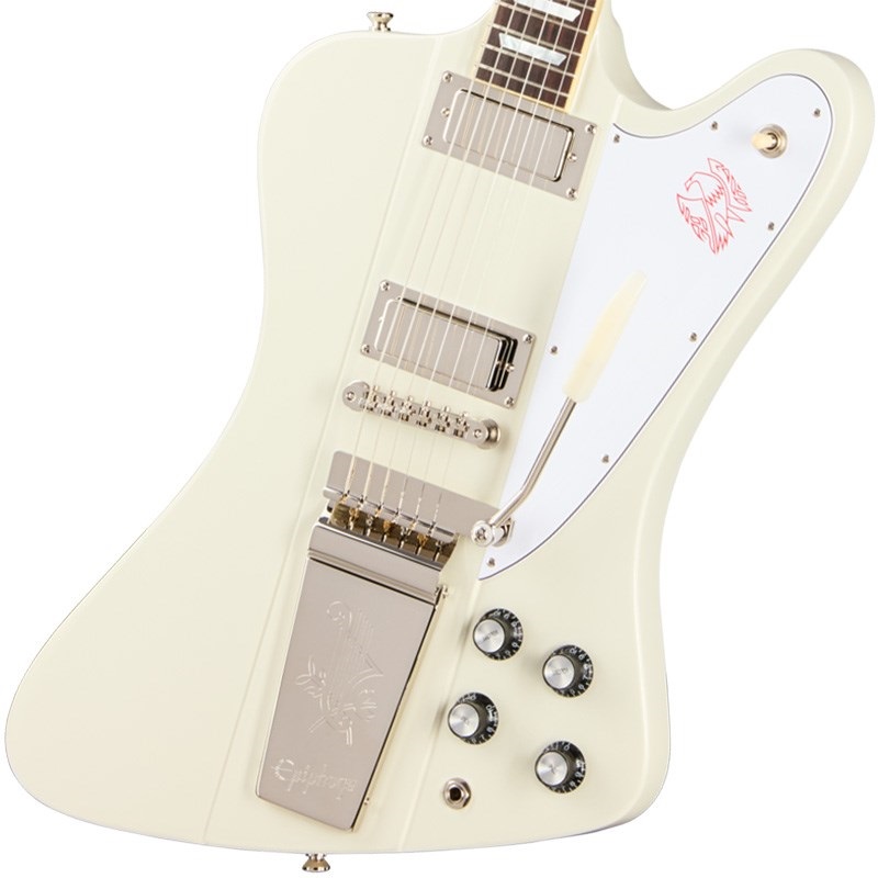 Epiphone Inspired by Gibson Custom Shop 1963 Firebird V Reissue with Maestro Vibrola (Polaris White) 画像2