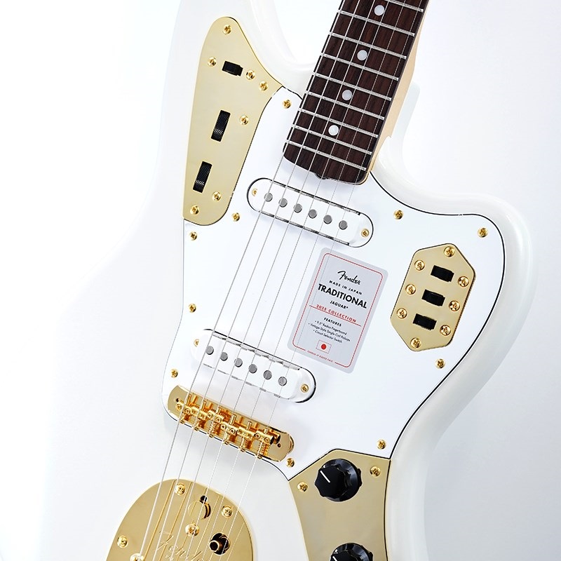 Fender Made in Japan Traditional 2025 Collection 60s Jaguar (White Pearl/Rosewood)【Fender The Spring Summer 2025 Campaign】 画像3