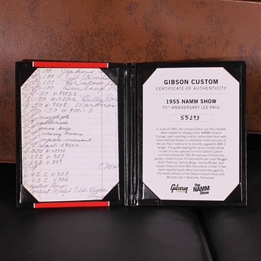Gibson 1955 NAMM Show Commemorative Edition Les Paul Copper Iridescent SN. 5 5293 画像10