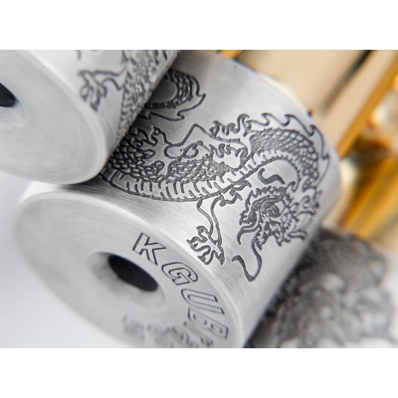 KGU brass ケージーユー ブラス / トリムキット ARTISTIC Series Dragon Silver Brushed Nuummite Bach トランペット用 画像4