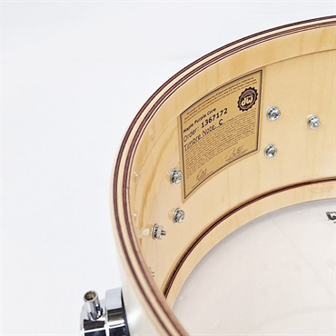 dw DR526514SSC101[Collector's Hybrid Shell PurpleCore/Maple 14×6.5 / Natural Satin Oil] 画像9