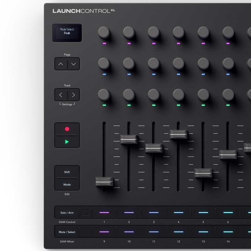 NOVATION Launch Control XL 3(ノベーション)(ラウンチコントロール)(60mmフェーダー搭載・USB・MIDIコントローラー)(Ableton Live 12 Lite付属) 画像5