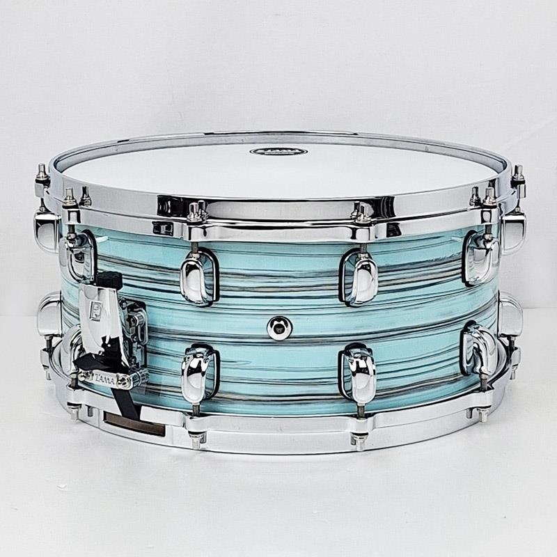 TAMA Starclassic Walnut/Birch Snare Drum 14×6.5 - Lacquer Arctic Blue Oyster [WBSS65-LLO] 画像1