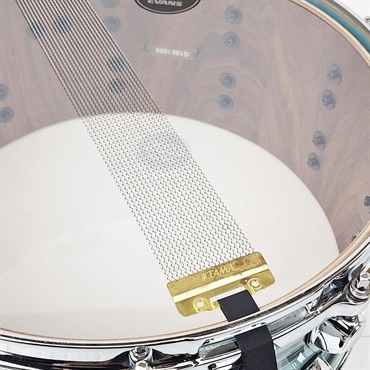 TAMA Starclassic Walnut/Birch Snare Drum 14×6.5 - Lacquer Arctic Blue Oyster [WBSS65-LLO] 画像7