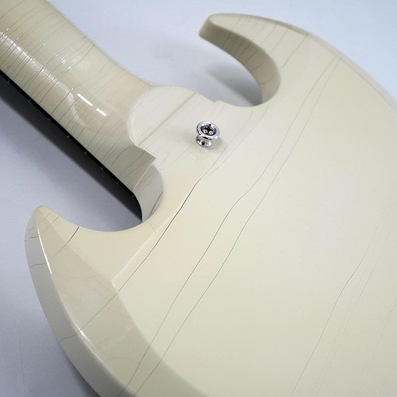 Gibson Murphy Lab 1963 SG Junior Polaris White Lightning Bar Ultra Light Aged 【S/N 402003】 【特価】 画像10