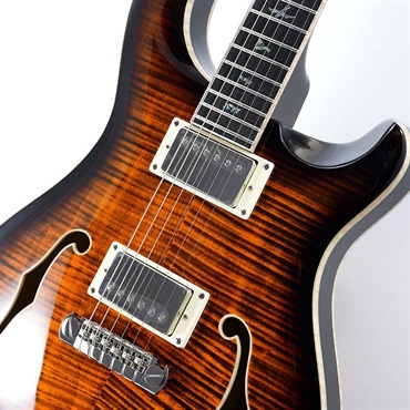 P.R.S. SE Hollowbody II Piezo (Orange Tiger Smokeburst) 画像3