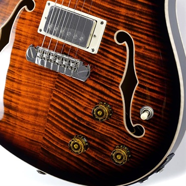 P.R.S. SE Hollowbody II Piezo (Orange Tiger Smokeburst) 画像4