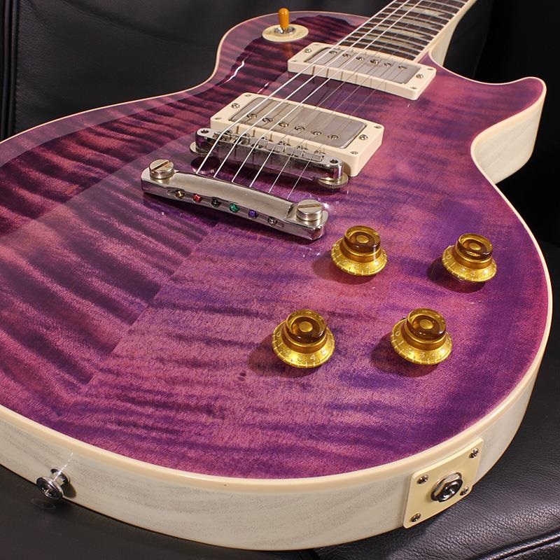 Gibson 1959 Les Paul Standard Reissue VOS Purple Denim Top TV White Back SN. 943281【キズあり特価】 画像3