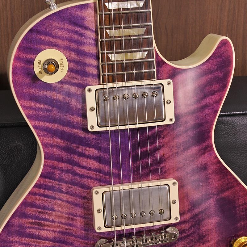 Gibson 1959 Les Paul Standard Reissue VOS Purple Denim Top TV White Back SN. 943281【キズあり特価】 画像4