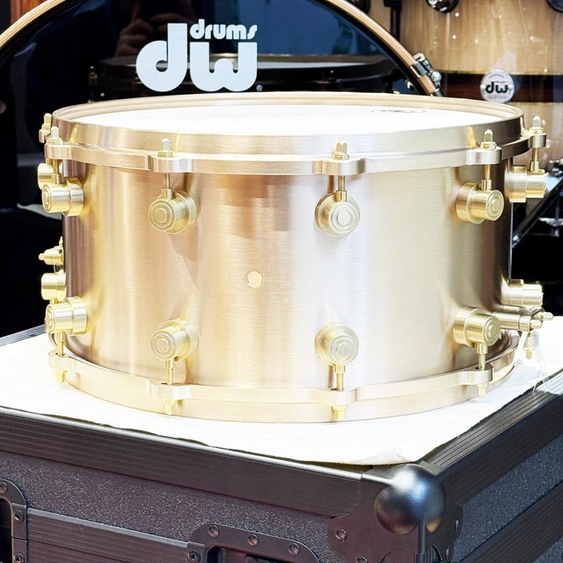 dw dw MFG True-Cast Snare Drum 14×7 [Sand-Cast，Machined Bell Bronze Shell and Hardware/No.050 of 100/専用ハードケース付属/DRVZ0714STZ] 画像3