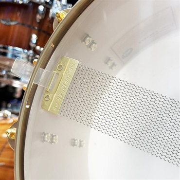 dw dw MFG True-Cast Snare Drum 14×7 [Sand-Cast，Machined Bell Bronze Shell and Hardware/No.050 of 100/専用ハードケース付属/DRVZ0714STZ] 画像8