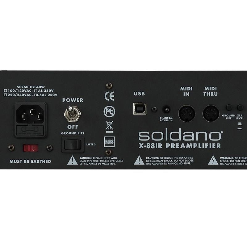 Soldano X88-IR (3-Channel All-Tube Stereo Rackmount Preamp) 画像6