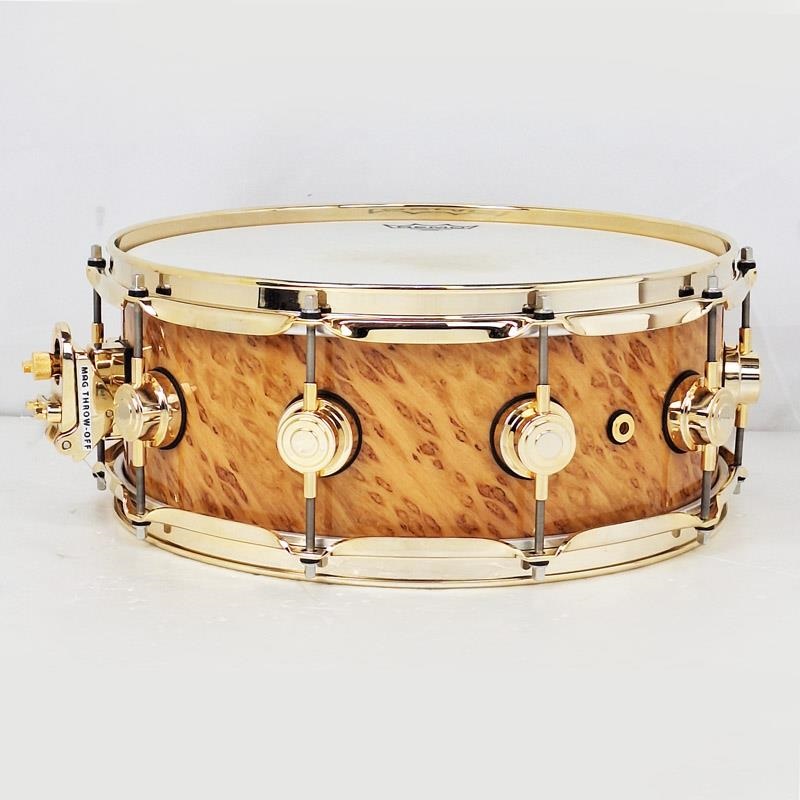 dw 【USED】[Collector's Pure Maple Snare Drum 14×5.5 / Standard Shell / Exotic Twisted Mapa Burl] 画像1