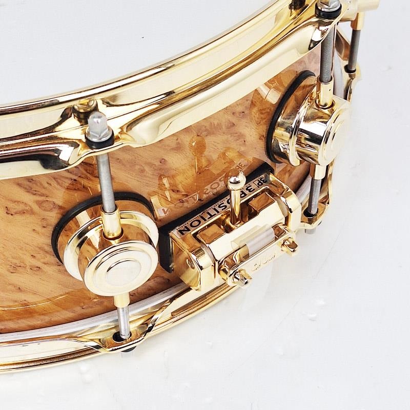 dw 【USED】[Collector's Pure Maple Snare Drum 14×5.5 / Standard Shell / Exotic Twisted Mapa Burl] 画像6