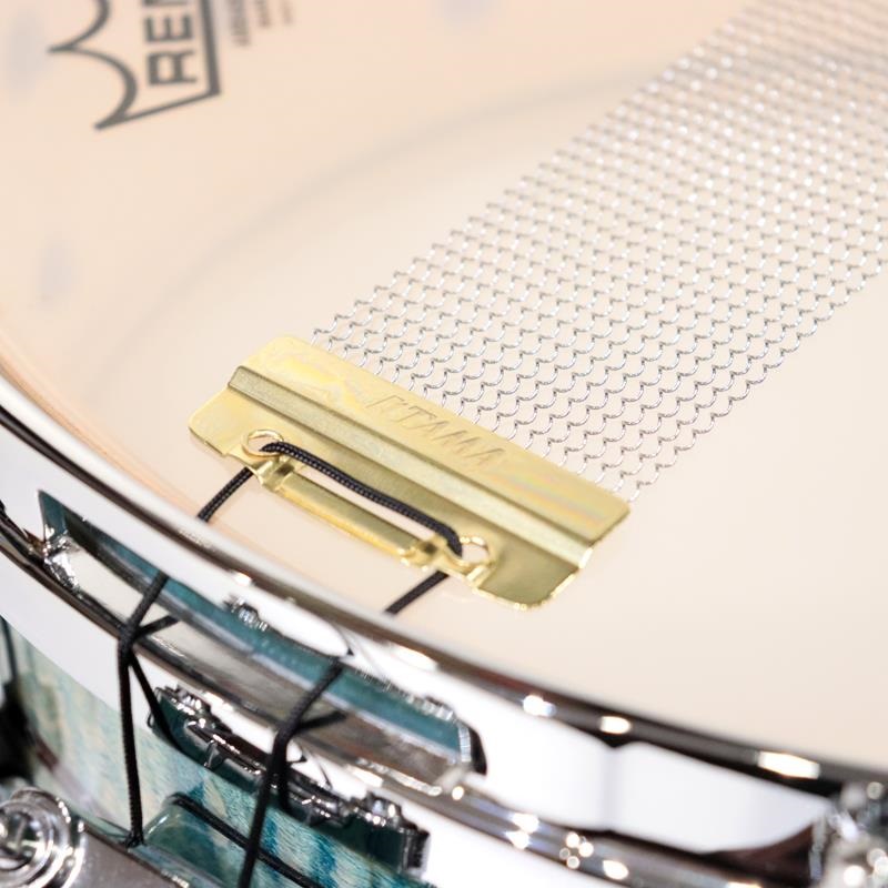 TAMA TMS1455DR-ECB [STAR Maple 14''×5.5'' Snare Drum - Emerald Sea Curly Maple Burst]【Made in Japan】 画像6
