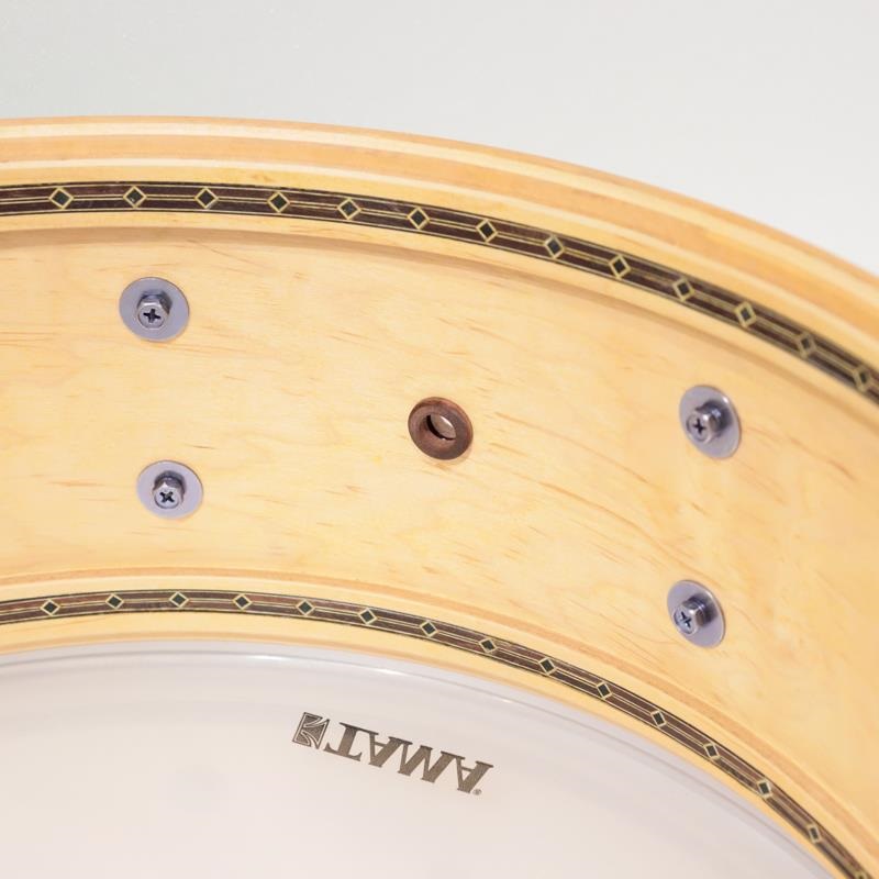 TAMA TMS1455DR-ECB [STAR Maple 14''×5.5'' Snare Drum - Emerald Sea Curly Maple Burst]【Made in Japan】 画像7